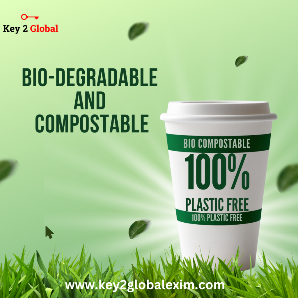 Bio compostable cups